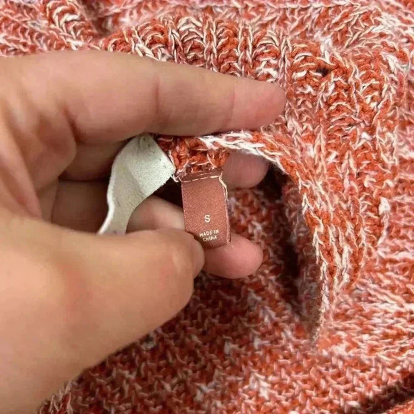 Anthropologie Pilcro Sweater Sleeveless Dropped Shoulder V Neck Back Sz S - Picture 8 of 11